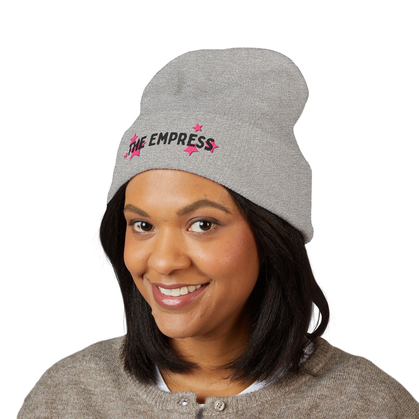 The Empress - Embroidered - Black Text