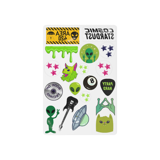 Cosmic Stardust Temporary Tattoos Large