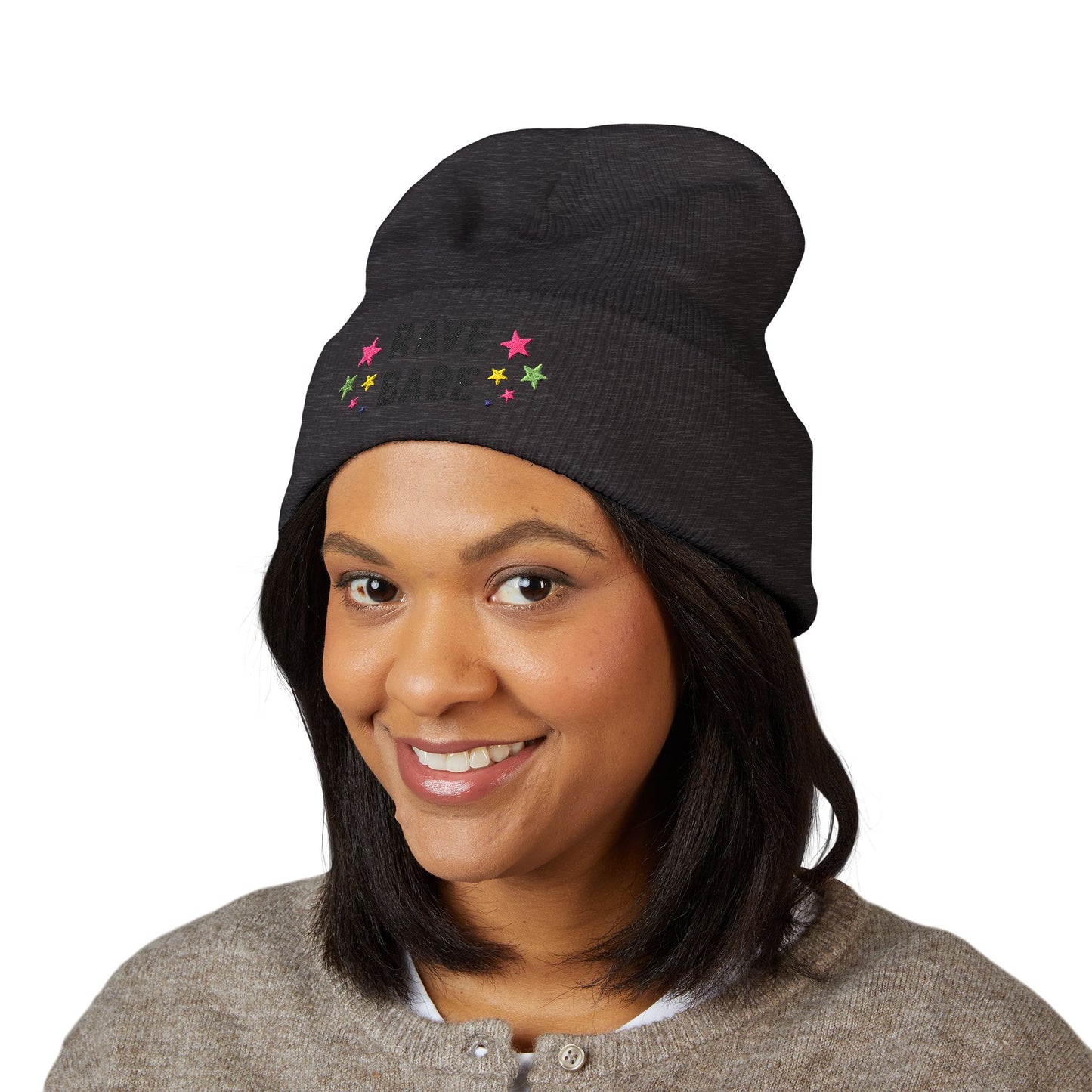 Rave Babe Beanie - Embroidered