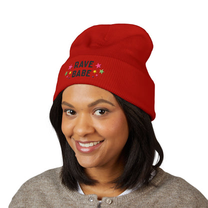 Rave Babe Beanie - Embroidered