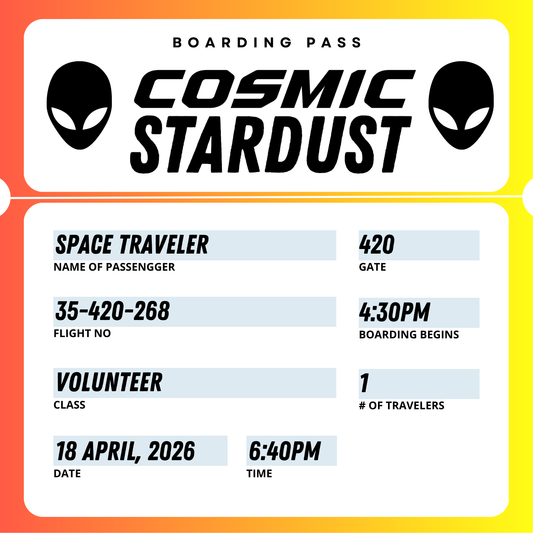 Volunteer Pass - Cosmic Stardust Admissions Pass