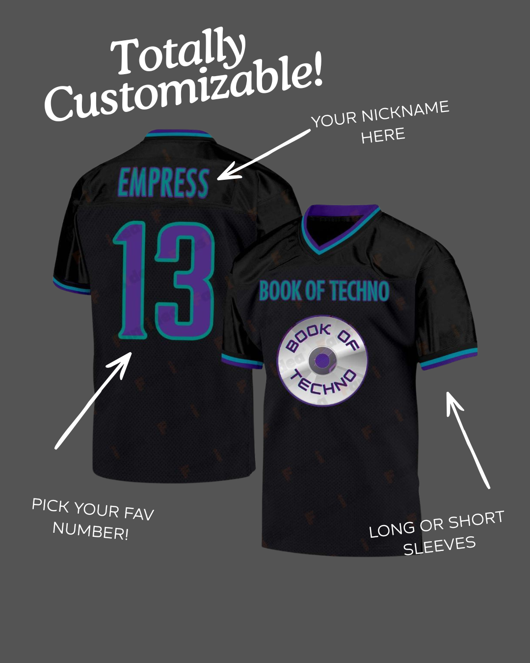 CUSTOM Book Of Techno Football Jersey