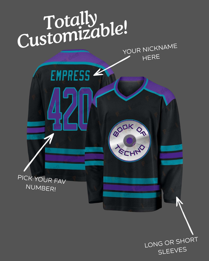 CUSTOM Book Of Techno Hockey Jersey